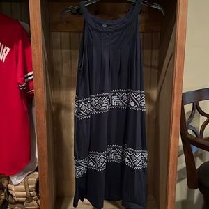 NWOT small navy dress